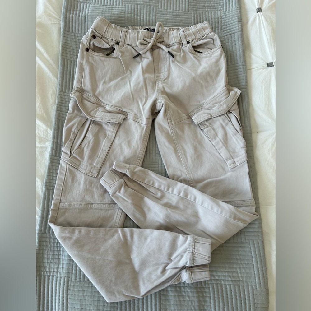 Men's Beige Cargo Pants